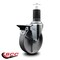 Service Caster 5'' Semi Steel Swivel 1-5/8'' Expanding Stem Caster with Brake SCC-EX20S515-SSR-PLB-158 - alternate 4
